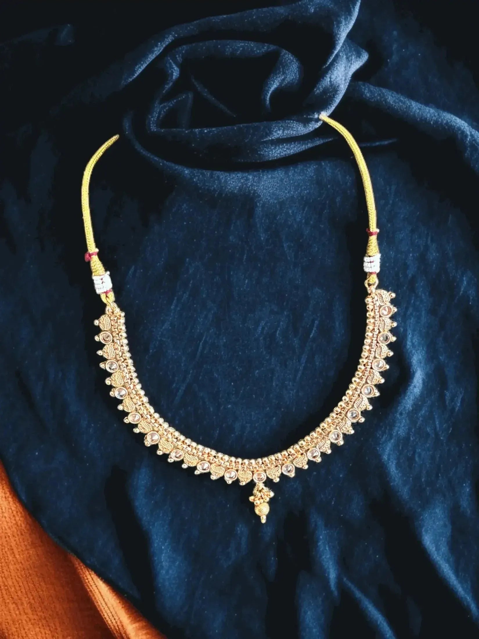 Blue Enigma Necklace Set.
